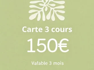 Carte 3 cours tournage