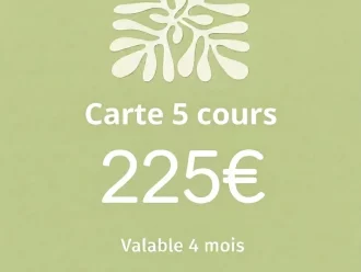 Carte 5 cours tournage
